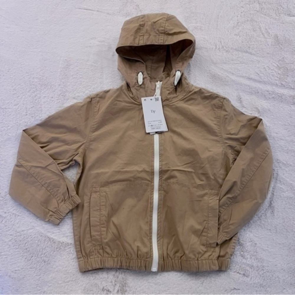 NWT denim & flower boys lightweight jacket with hood size 7